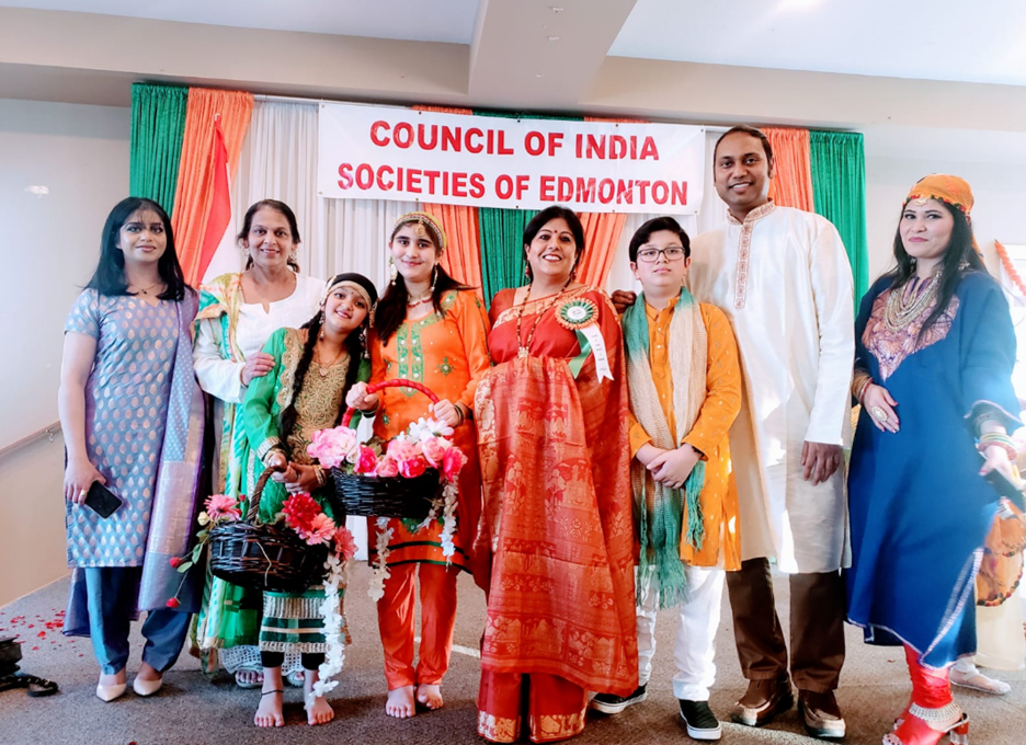 Info booth with Council of India Societies of Edmonton Image