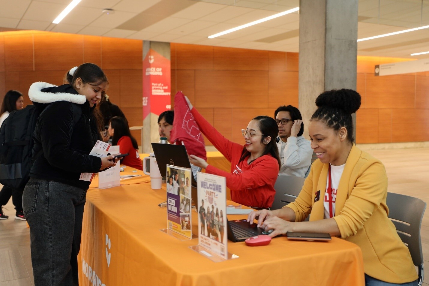 International Student Campus Check-In